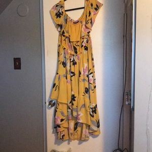 Floral Off the Shoulder Dress